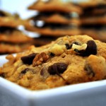 Chocolate Walnut Oatmeal Cookies