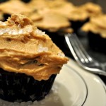 Chocolate Cupcakes with Peanut Butter Icing!