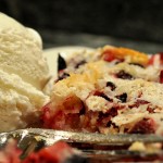 Lemon Cranberry Coconut Crumble