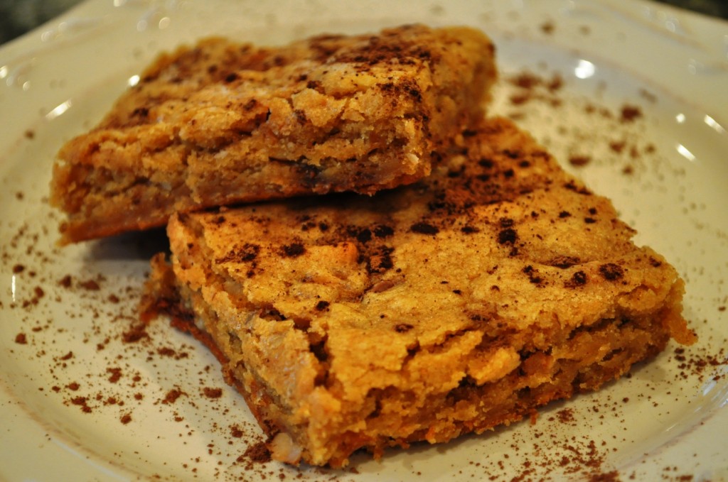 Graham Cracker Blonde Brownies The Male Baker