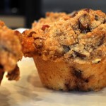 Sour Cream Coffee Cake Muffins With Chocolate Cinnamon Swirl