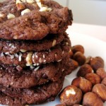 Chocolate Nutella Hazelnut Cookies