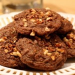 Mocha Almond Hazelnut Fudge Cookies