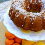 Lemon Orange Bundt Cake with Coconut Frosting