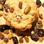 Dark Chocolate Pistachio Cherry Cookies